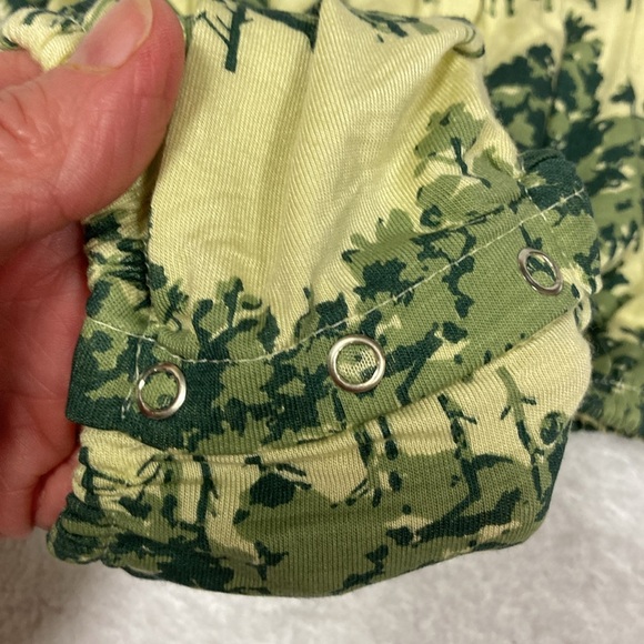 NWT sleeveless bubble | watercolor pine | bamboo kate quinn sunsuit 3/6m - Picture 7 of 7